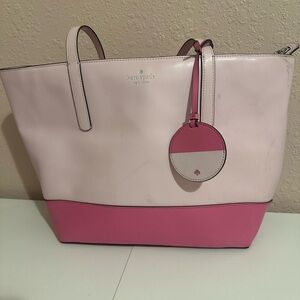 Kate Spade Dual Tone Pink Tote Bag